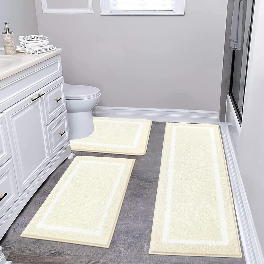 Modern Bathroom Mat Set