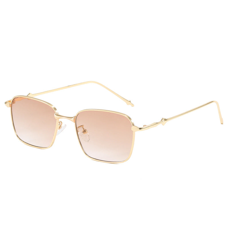 Women elegant square sunglasses with high-quality metal frame Stornfield