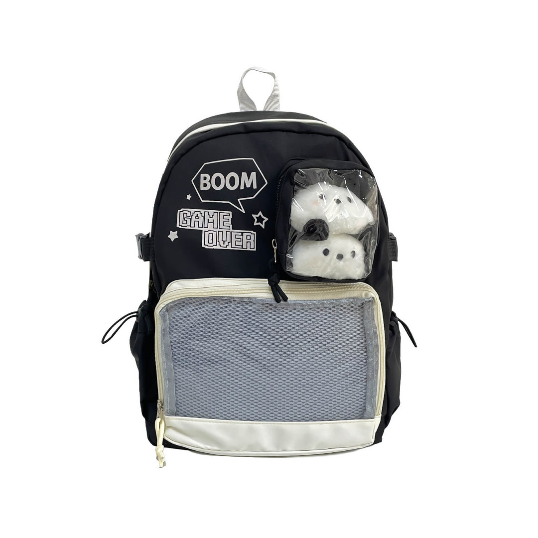 Playful Graphic School Backpack Stornfield