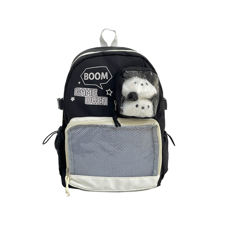 Playful Graphic School Backpack Stornfield