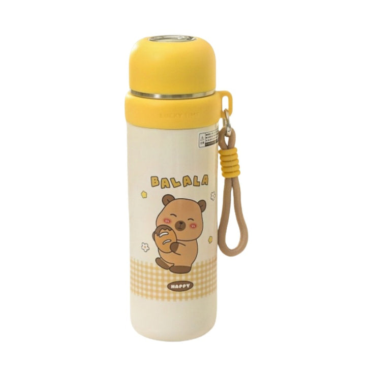 Women's Insulated Thermos Bottle with Fun Bear Design Stornfield