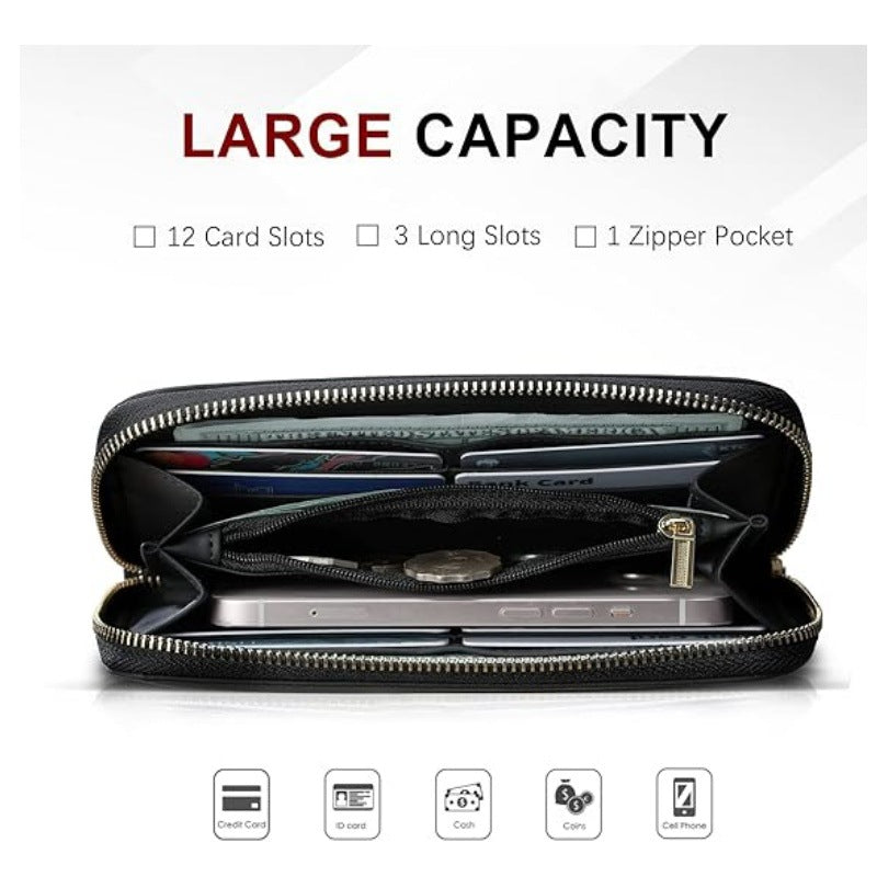 Elegant wallet with practical zipper and card slots Stornfield