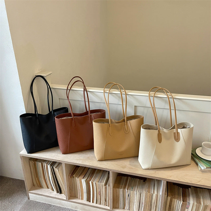 Modern Minimalist Leather Tote