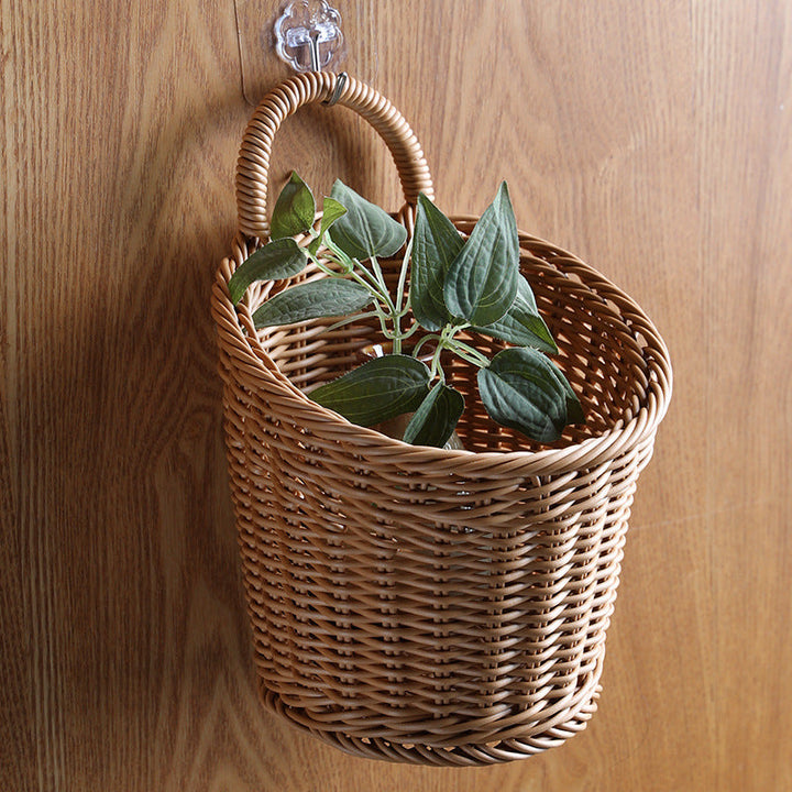Handcrafted Wicker Storage Basket Stornfield