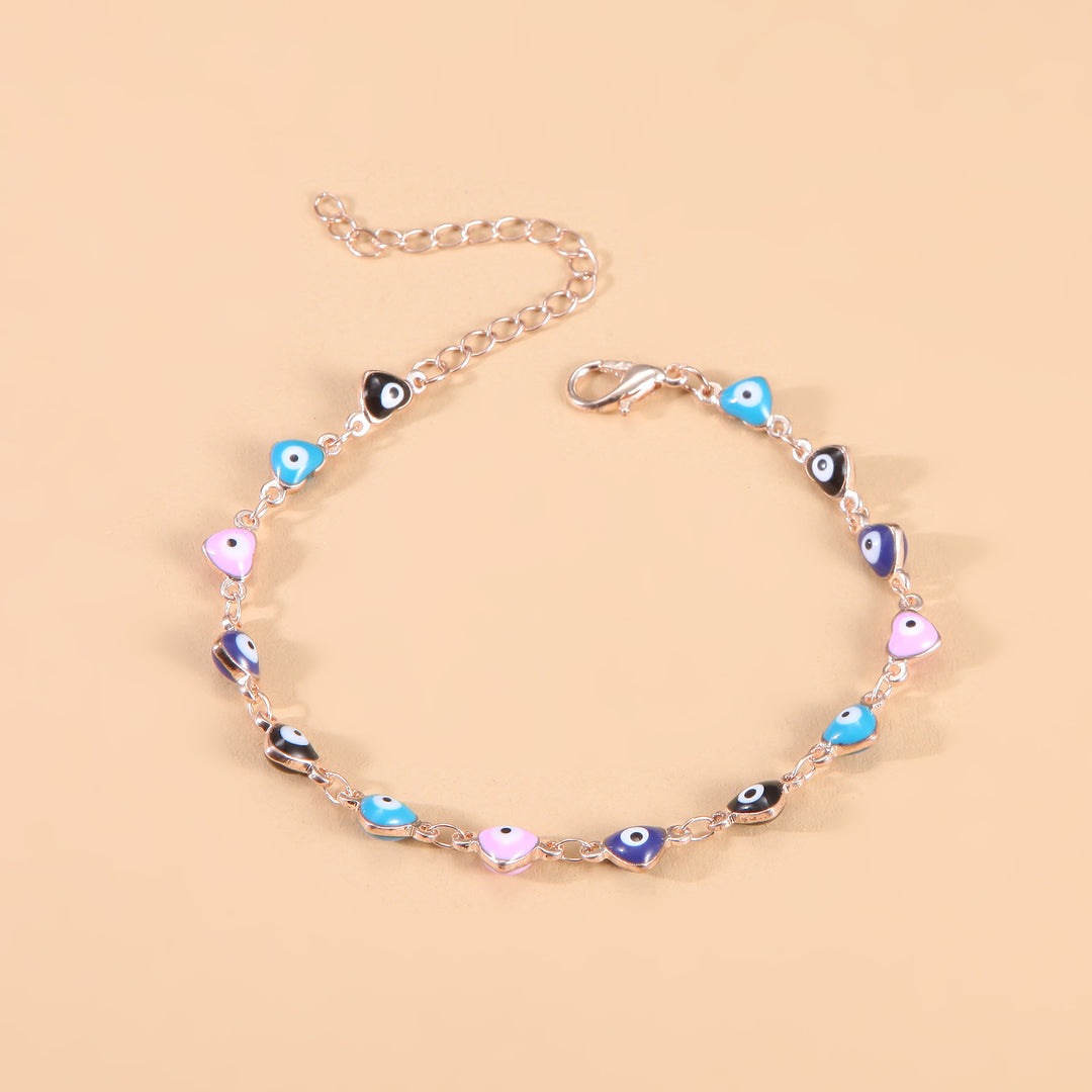 Colorful Evil Eye Charm Anklet Stornfield