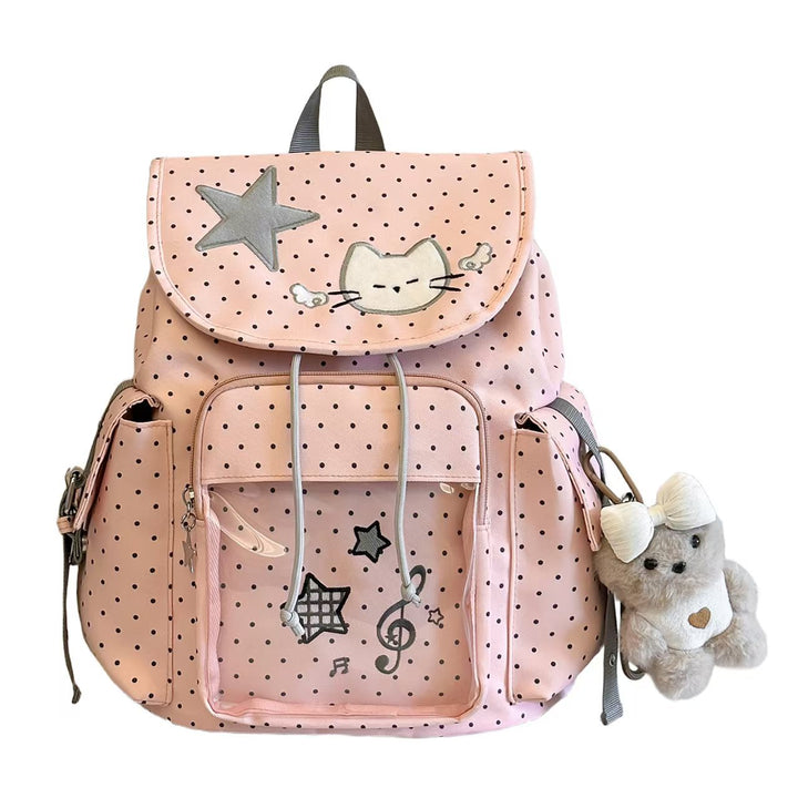 Backpack with Animal Motif and Practical Multifunctional Compartments Stornfield
