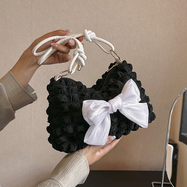 WoBow-Embellished Textured Handbag Stornfield
