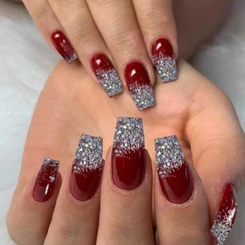 Glittery Nail Art Stornfield