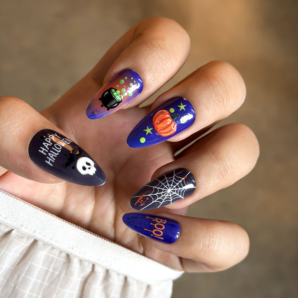 Halloween-Themed Press-On Nail Collection Stornfield