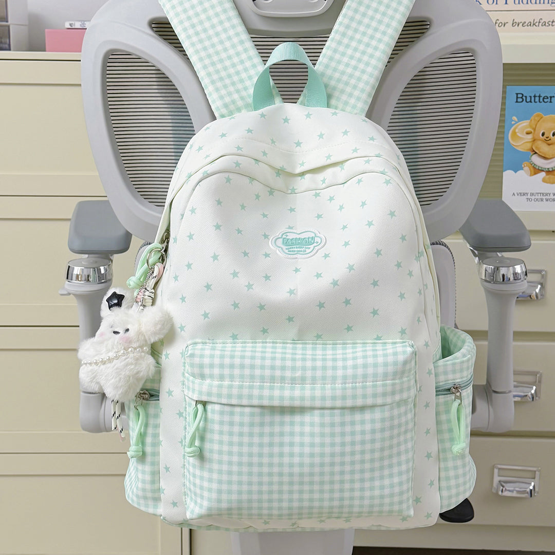 Fun Sparkly Star-Embellished School Backpack Stornfield