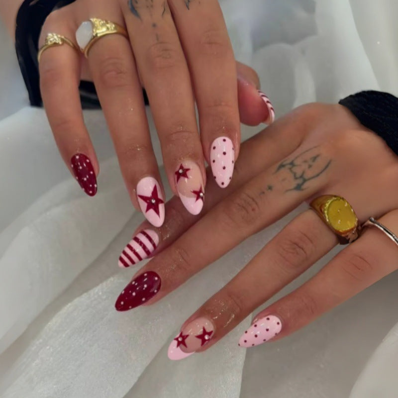 Artful Nail Set with Festive Star Design Stornfield