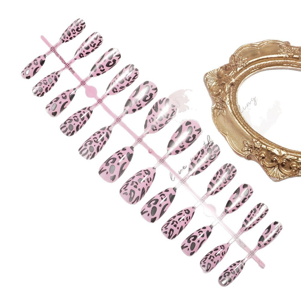 Artistic Leopard Print Press-On Nails Stornfield