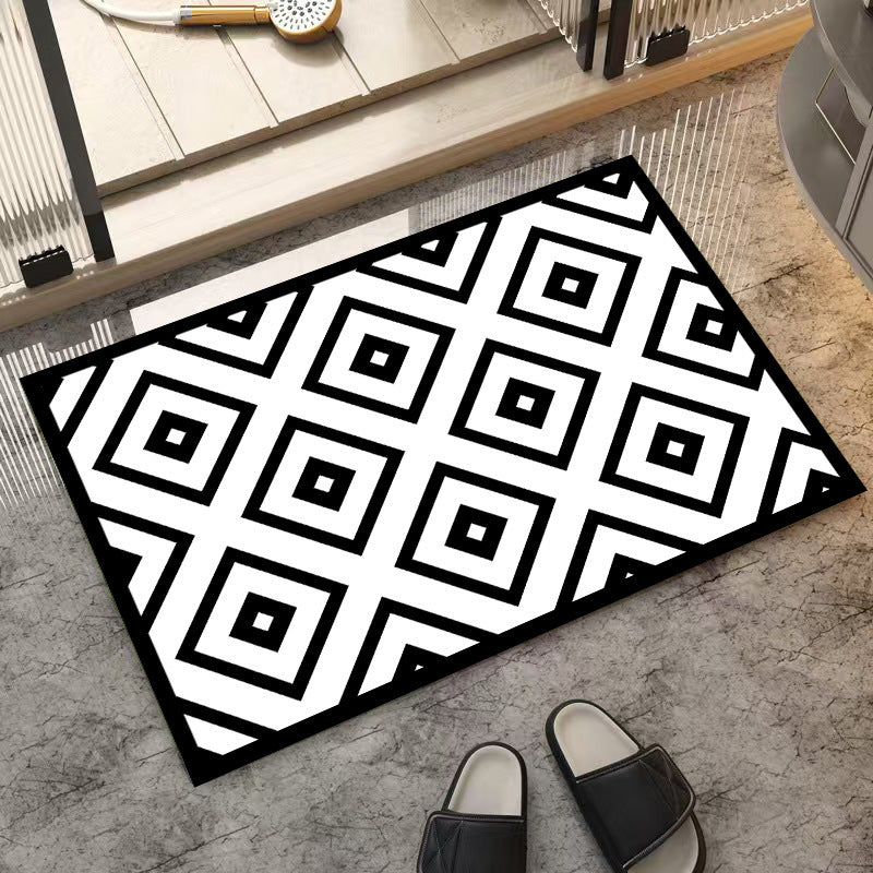 Stylish Star-Patterned Indoor Mat
