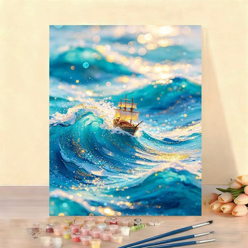 DIY Ocean Wave Painting Kit Stornfield
