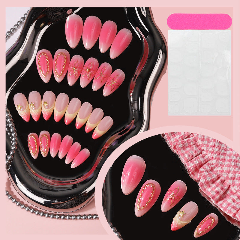 Elegant Abstract Press-On Nail Set Stornfield