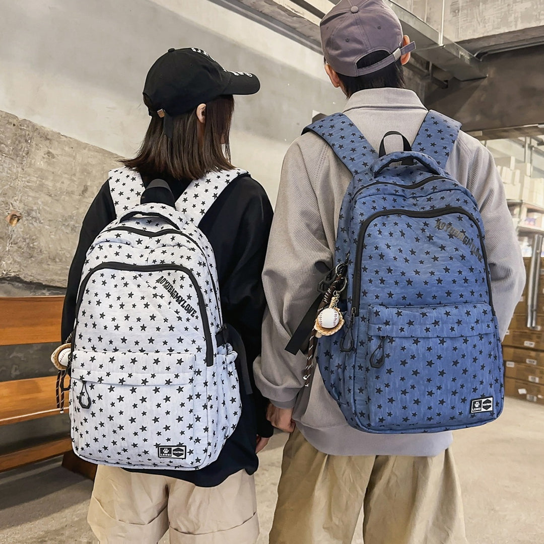 Star-Patterned Adventure Backpack Stornfield