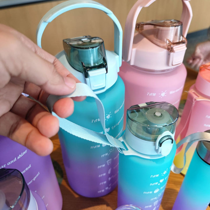 Ladies Motivating Water Bottle with Time Markers Stornfield