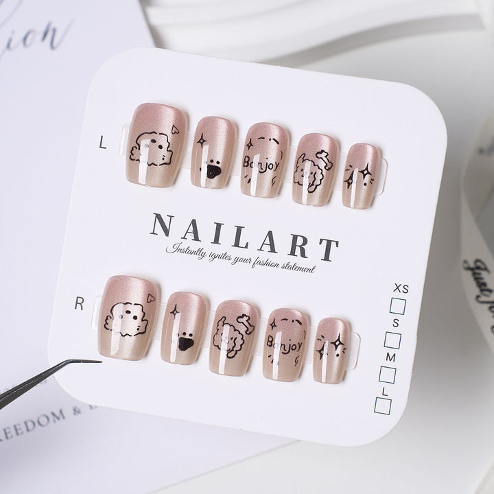 Decorative Stiletto Press-On Nail Set