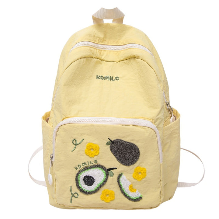 Casual Embroidered School Backpack Stornfield