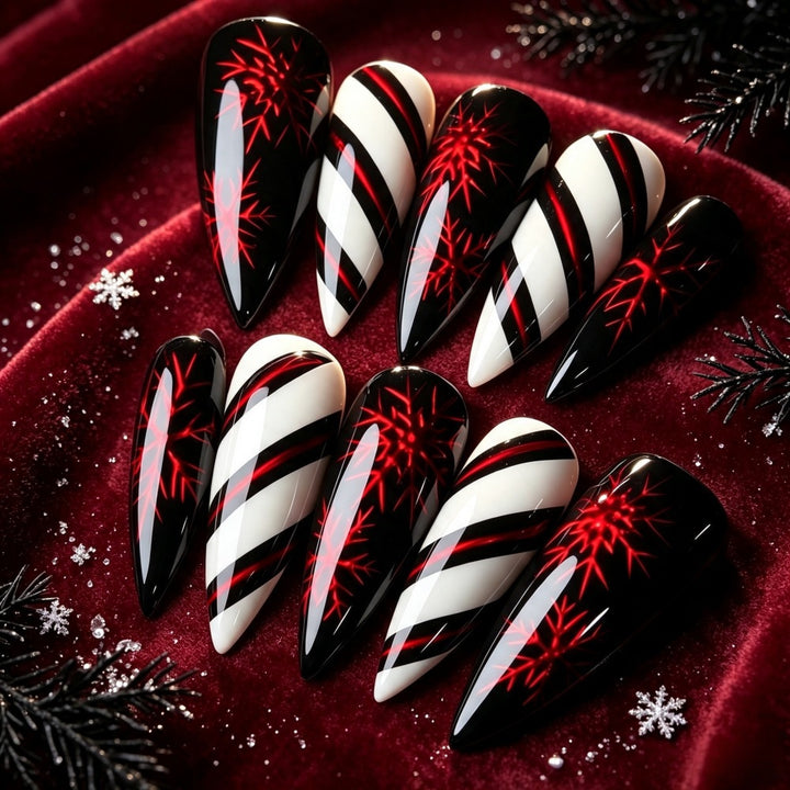 Creative Nail Art with Geometric Design Stornfield