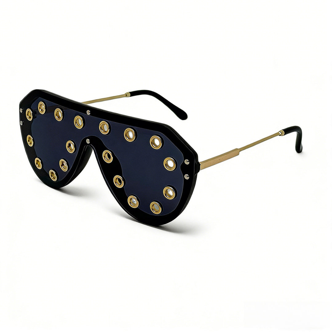 Women's statement sunglasses in futuristic design with decorative elements Stornfield