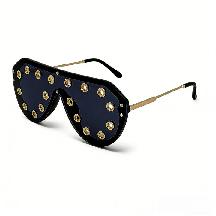 Women's statement sunglasses in futuristic design with decorative elements Stornfield