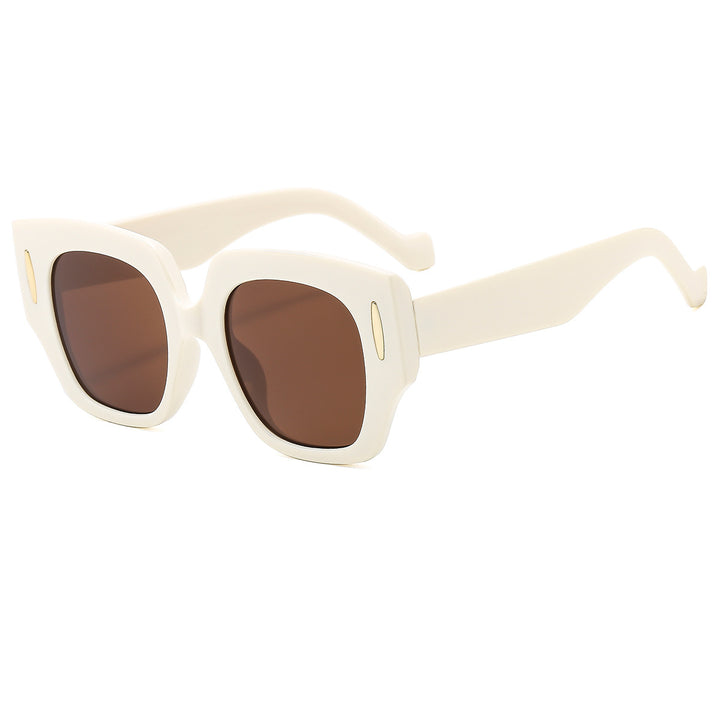 Women's Geometric Oversized Sunglasses with Luxurious Accent Stornfield