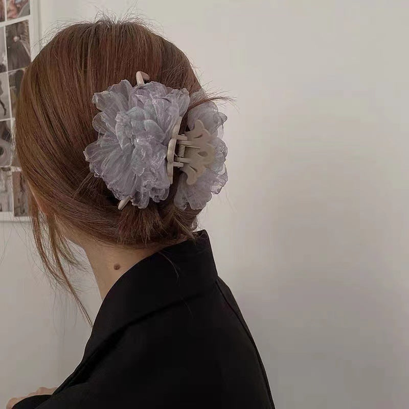 Floral Chiffon Hair Claw Clip Stornfield