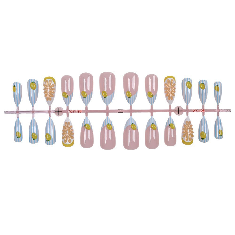 Elegant Artistic Press-On Nails Collection Stornfield