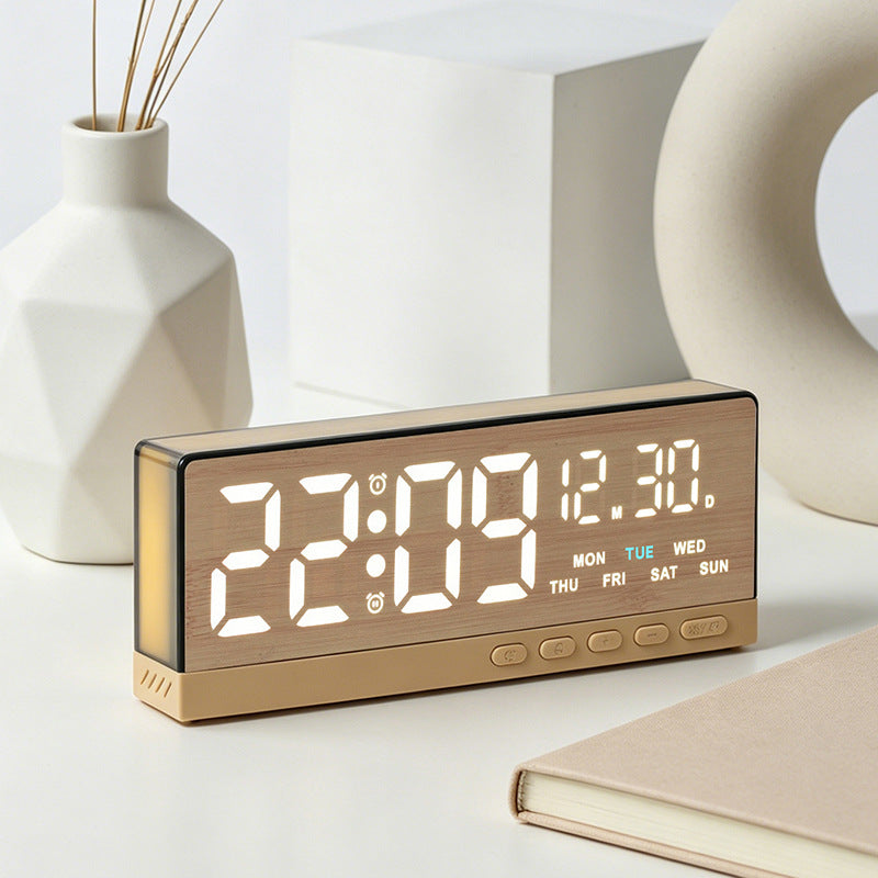 Digital radio alarm clock with large LED display and multifunctional settings Stornfield