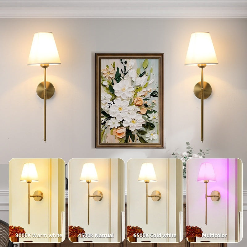 Decorative Pleated Shade Wall Sconce