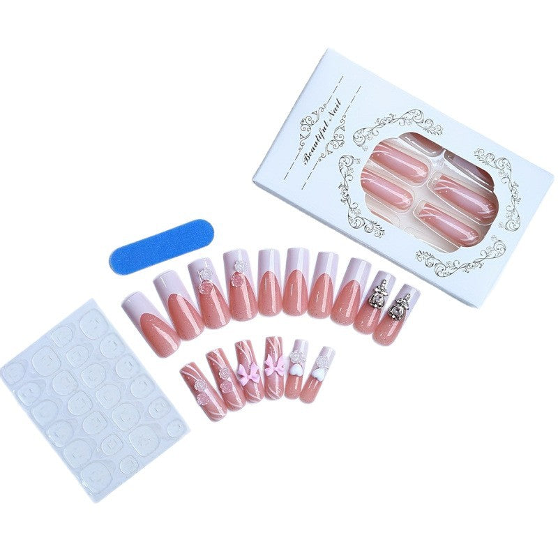 Decorative Luxury Press-On Nail Set Stornfield
