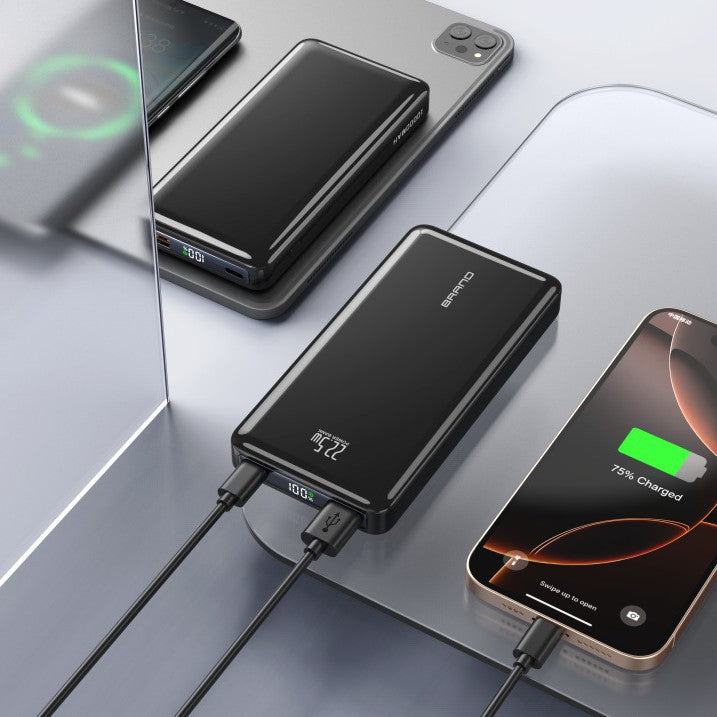 Portable fast charging power bank with integrated LED display Stornfield