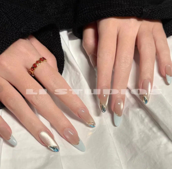 Decorative Floral Press-On Nail Art Stornfield