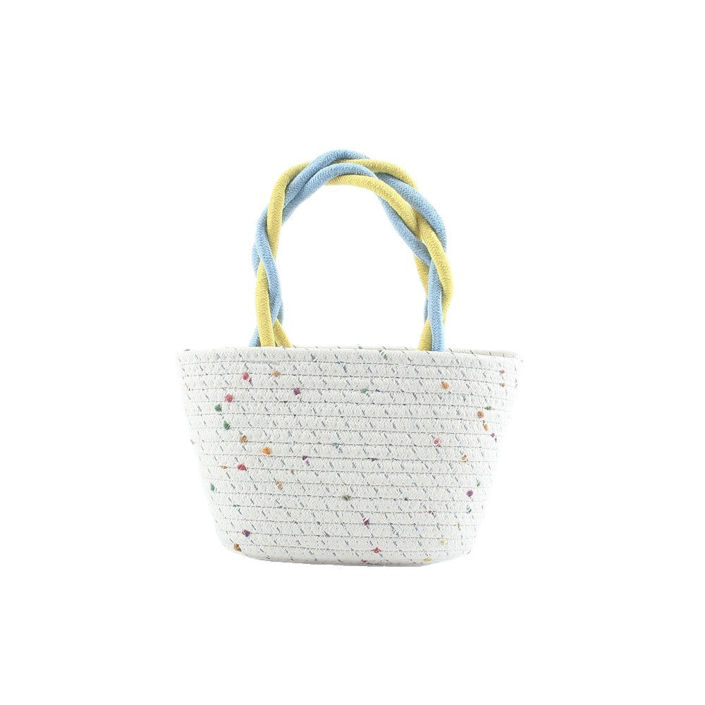 Fashionable straw bag with colorful accents Stornfield