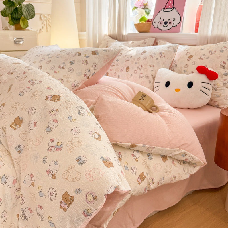 Cartoon-Themed Bedding Set
