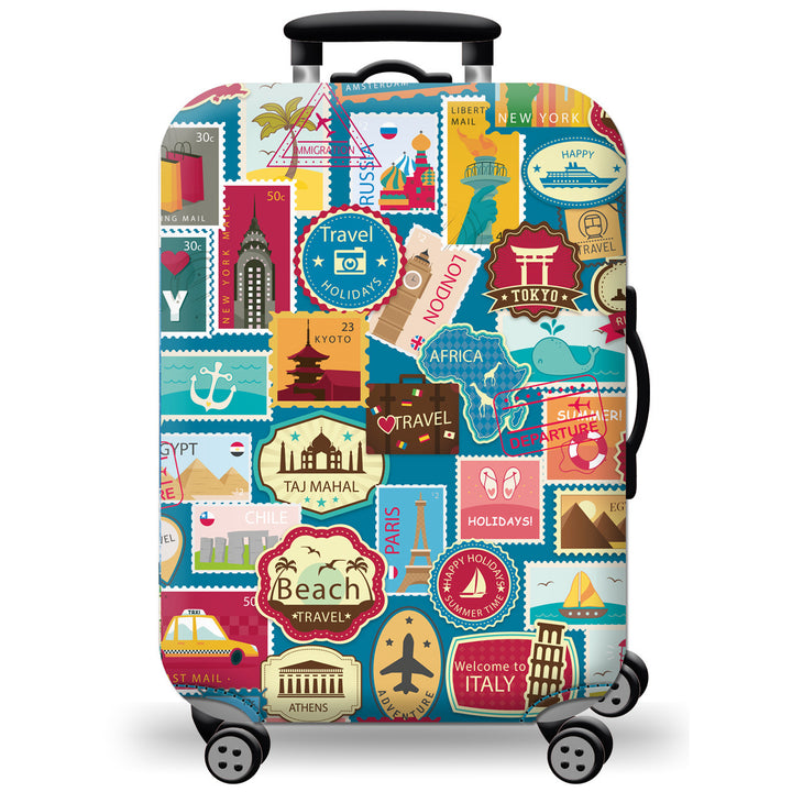 Unisex hard-shell suitcase with modern geometric design Stornfield
