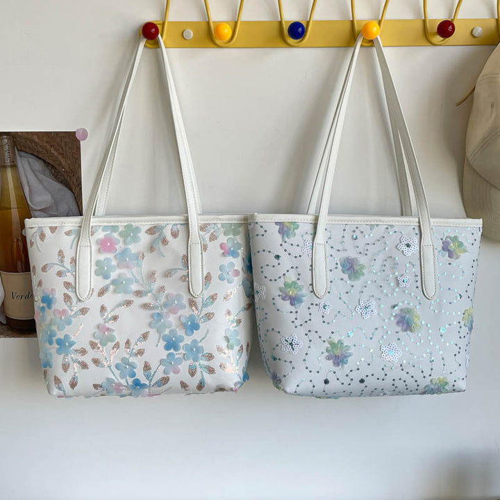 WoFloral Embellished Tote Bag Stornfield