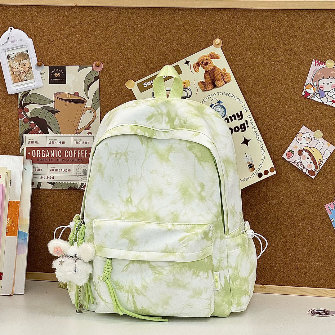 Trendy Tie-Dye Patterned Backpack Stornfield