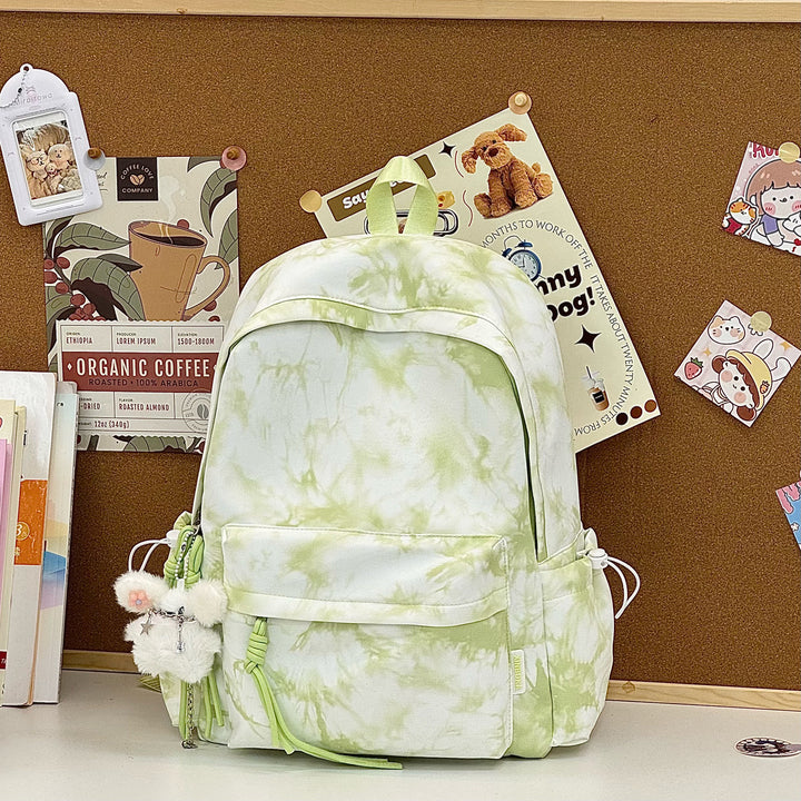 Trendy Tie-Dye Patterned Backpack Stornfield