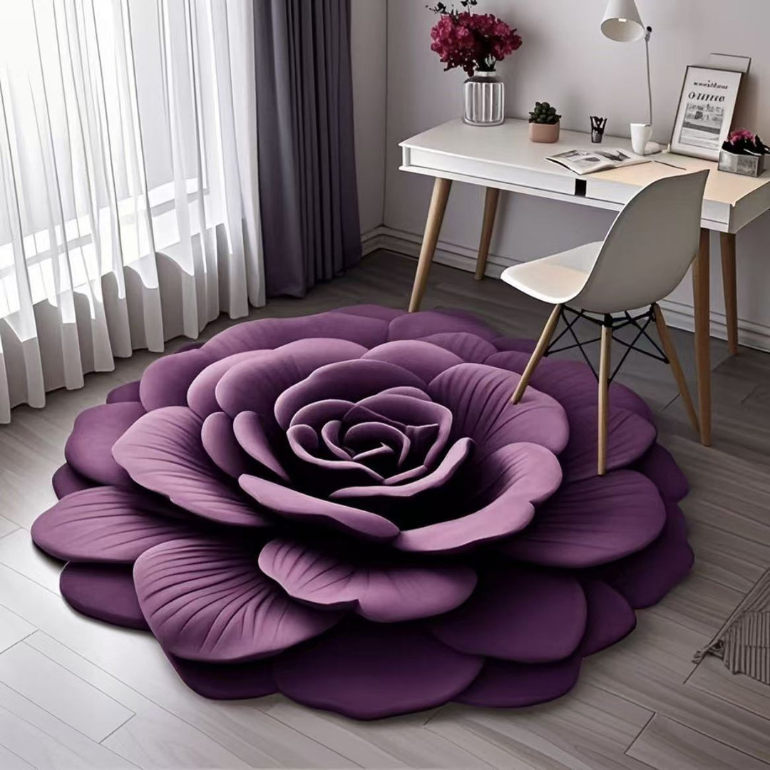 Floral Patterned Bath Mat