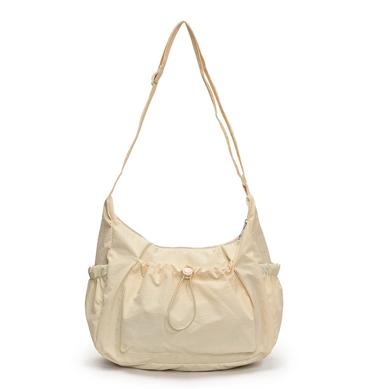 Minimalist Drawstring Hobo Bag