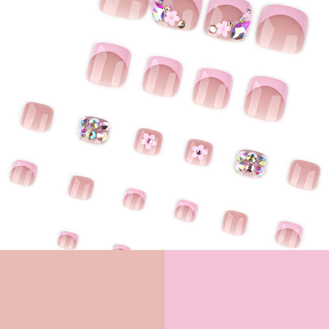 Artful toenail designs with colorful accents and glitter Stornfield