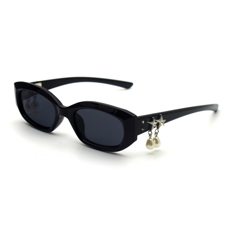 Trendy Cat-Eye Sunglasses with Adorable Teddy Bear Accent Stornfield