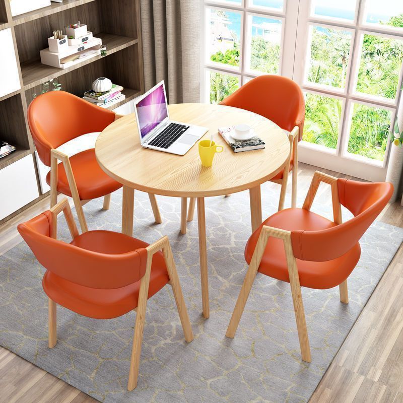 Dining chair with ergonomic upholstery and modern design Stornfield