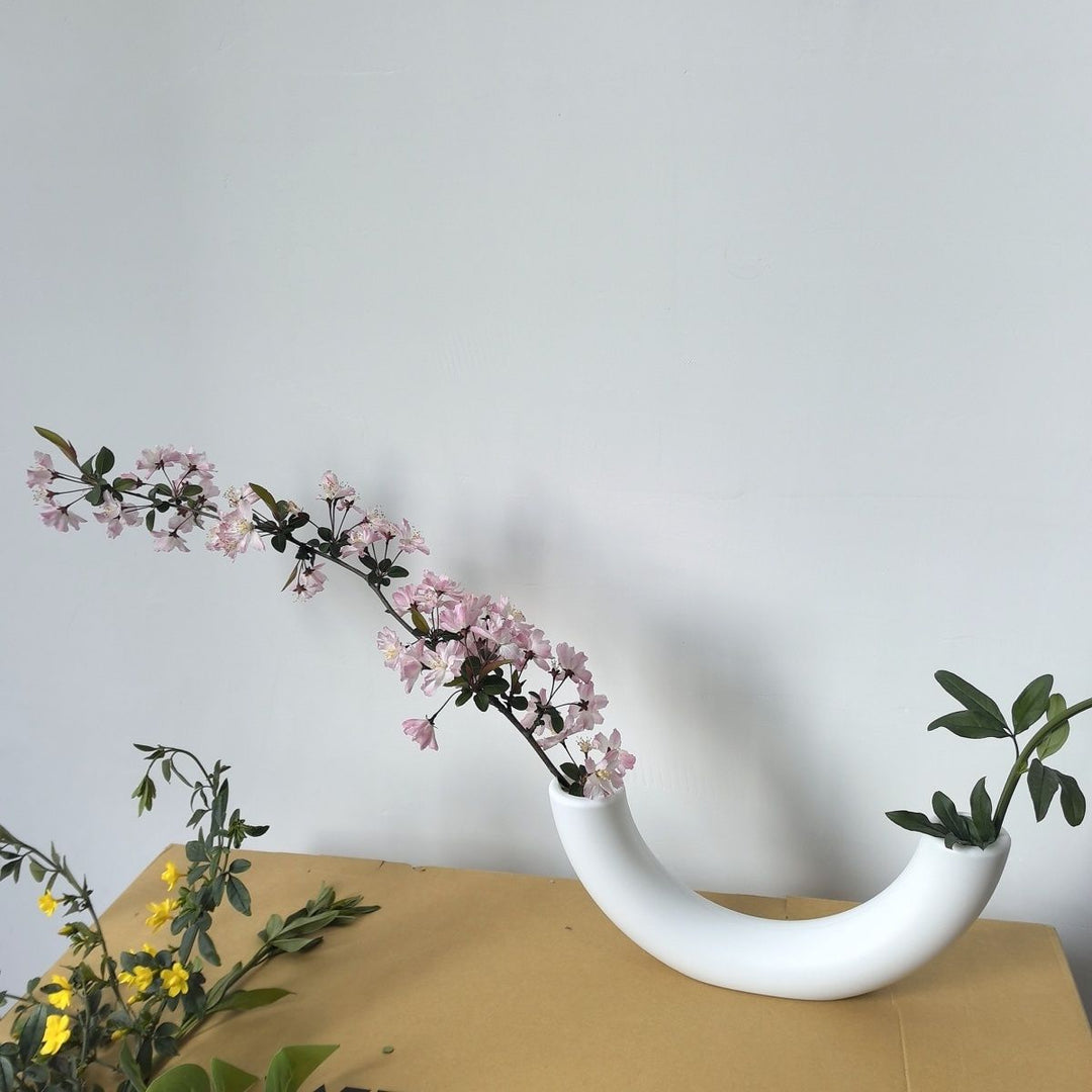Contemporary Curved Flower Vase Stornfeild