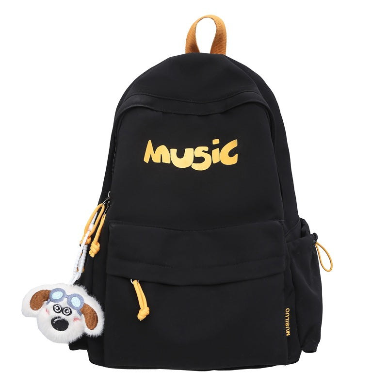 Music-Themed Casual Backpack Stornfield