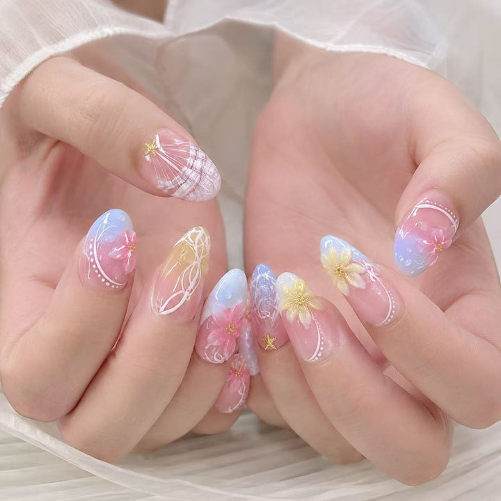 Artistic Floral Nail Art Tips Stornfield