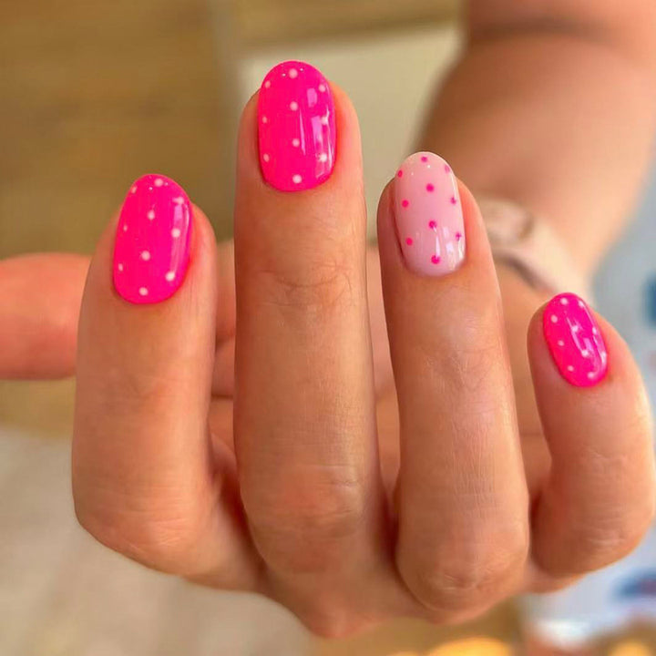 Playful Polka Dot Press-On Nail Set Stornfield
