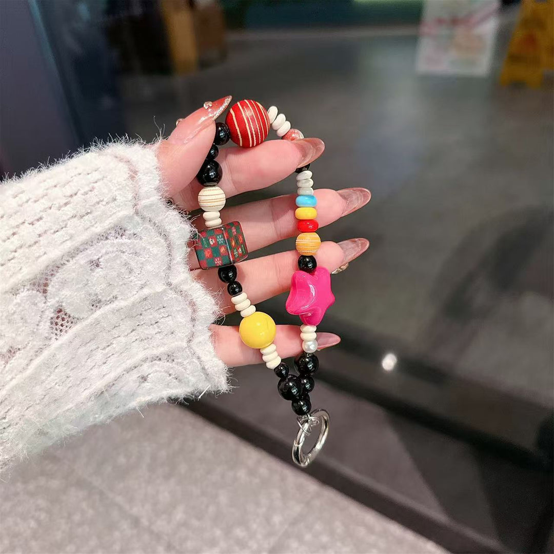 Decorative Beaded Keychain Stornfield 1790135439